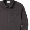 Author Casual Shirt – Charcoal Gray Cotton Twill