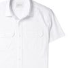 Constructor Knit Utility Short Sleeve Shirt – Pure White Cotton Jersey