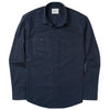 Craftsman Utility Shirt – Navy Blue Cotton Twill