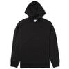 Classic Hoodie –  Black Cotton Terry