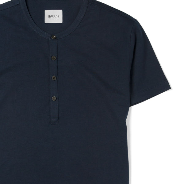 Sweat à Col Henley Bleu Homme Marks & Spencer Taille M - 100% Coton Sweat à Col Henley Bleu Homme Marks & Spencer Taille M - 100% Coton