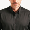 Focul - Black One Shirt With White Line Detail