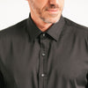 Focul - Black Point Shirt With Button Detail