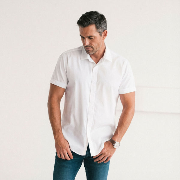 pleated front short sleeve dress shirt men white Men's Casual Button Down in Stretch Poplin Small Going Out Skirts This short South Indian Traditional Dress Color:Light natural wood