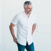 Essential Short Sleeve T-Shirt Shirt - White Cotton Jersey