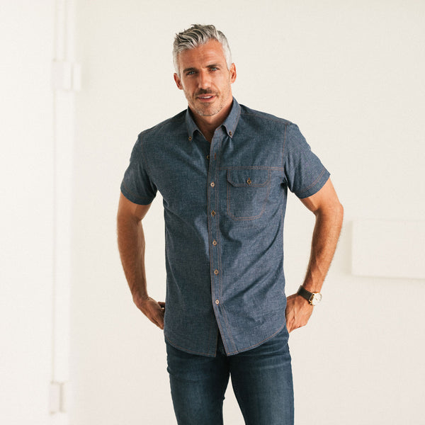 dress shirts short sleeve Halyard Short Sleeve Dress Shirt – mensonmain main image 1