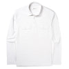 Batch Men's Constructor Polo Shirt – Pure White Cotton Jersey Image