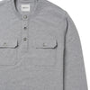 Batch Men's Constructor Sweatshirt – Granite Gray French Terry Image Pocket Close Up