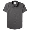 Batch Men's Essential Casual Short Sleeve Shirt - Slate Gray Cotton Twill Image