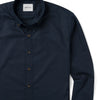 Batch Men's Essential Casual Shirt - Dark Navy Cotton Twill Image Close Up