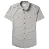 Batch Finisher Short Sleeve Men's Shirt In Aluminum Gray Poplin Image