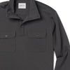 Batch Men's Constructor Pullover Shirt – Slate Gray Tech 4W Stretch Pocket Close Up Image