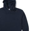 Batch Men's Essential T-Hoodie – Dark Navy Cotton Jersey Image Close Up