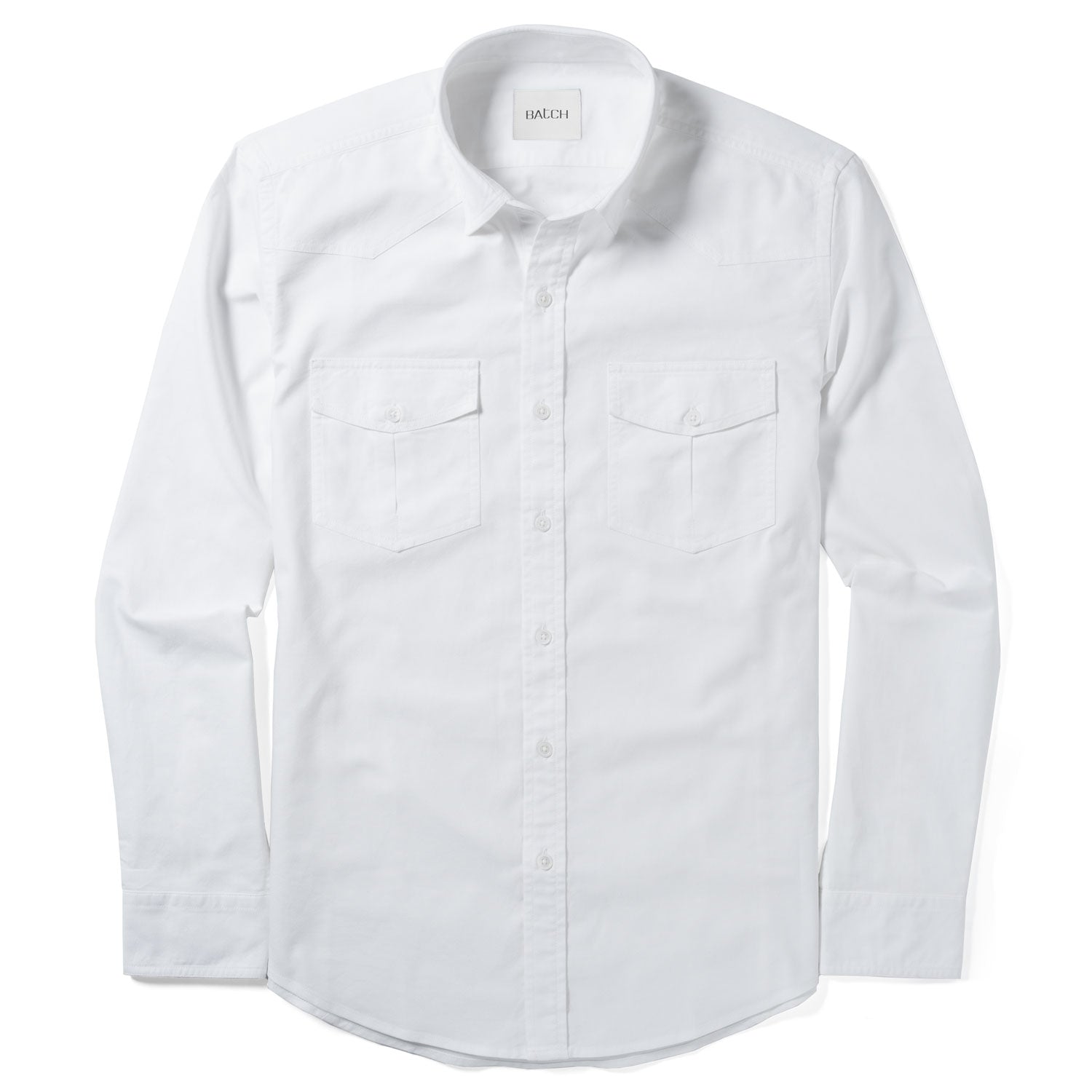 Maker Shirt – Clean White Cotton Oxford