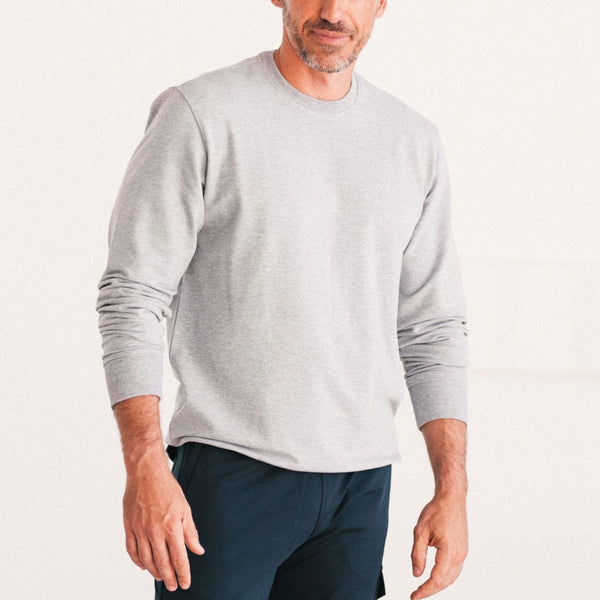 OVY French Terry P/O Sweat (top gray) French Terry Crewneck