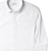 Author Casual Shirt – Pure White Cotton Oxford