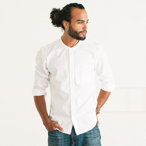 Band Collar Men's Shirts | Batch