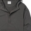 Batch Men's City Hoodie Graphite Gray Cotton French Terry Close Up Hood Image