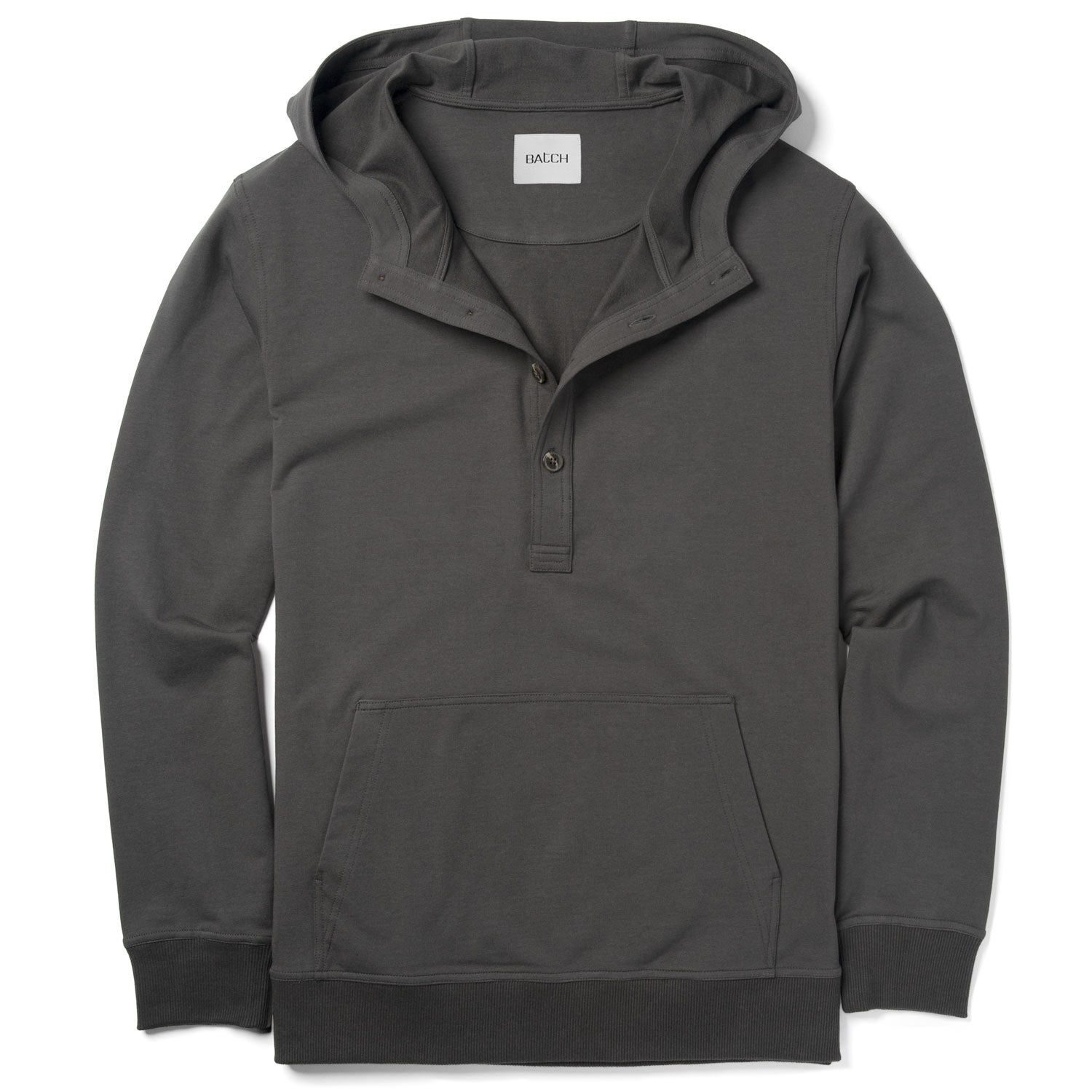 City Hoodie –  Graphite Gray Cotton French Terry