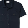 Constructor Knit Utility Short Sleeve Shirt – Navy Cotton Jersey