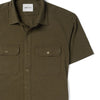 Constructor Knit Utility Short Sleeve Shirt – Fatigue Green Cotton Jersey