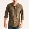 Constructor Knit Utility Shirt – Fatigue Green Cotton Jersey