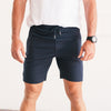 Batch Men's Constructor Short - Navy Stretch Jersey Image Front on Body