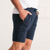 Batch Men's Constructor Short - Navy Stretch Jersey Image Side on Body