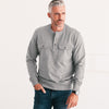 Batch Men's Constructor Sweatshirt – Granite Gray French Terry Image On Body Standing