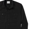 Craftsman Utility Shirt – Black Cotton Twill