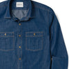 Craftsman Utility Shirt – Medium Washed Indigo Cotton Denim
