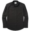 Batch Men's Essential Casual Shirt - Jet Black Cotton Twill Image