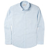 Essential Button Down Collar Casual Shirt - Cloud Blue Stretch Cotton Poplin