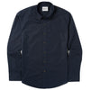 Essential Button Down Collar Casual Shirt - Dark Navy Stretch Cotton Poplin