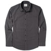 Essential Spread Collar Casual Shirt - Slate Gray Stretch Cotton Poplin