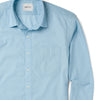 Essential 1 Pocket Casual Shirt - Light Mint Blue Mercerized Cotton