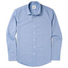 Essential Spread Collar Casual Shirt - Classic Blue Cotton Oxford