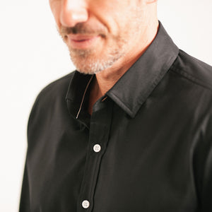 Focul - Black Dot Shirt With Button Detail