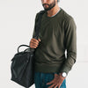Essential Sweatshirt –  Olive Green French Terry