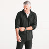 Hooded Essential Knit Shirt – Jet Black Cotton Jersey