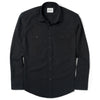 Operator Two Pocket Men's Utility Shirt In Black Cotton Canvas