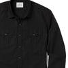 Primer Utility Shirt – Jet Black Cotton Twill