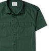 Primer Short Sleeve Utility Shirt – Forest Green Mercerized Cotton