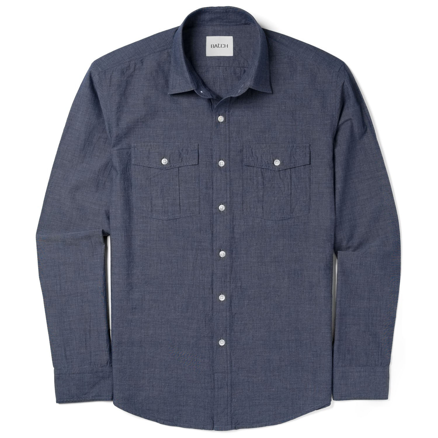 Primer WB Utility Shirt – Navy Blue Cotton End-On-End