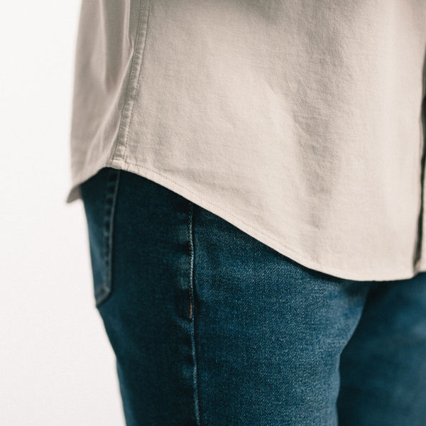 Batch Men's Utility Shirt - Constructor in Fatigue Green Cotton Jersey ...