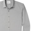 Batch Men's Essential T-Shirt Shirt - Cement Gray Cotton Jersey Image Close Up