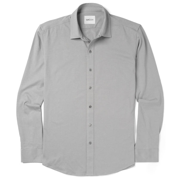 Essential T-Shirt Shirt - Cement Gray Cotton Jersey