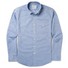 Batch Author One Pocket Men's Casual Shirt In Classic Blue Cotton Oxford Image