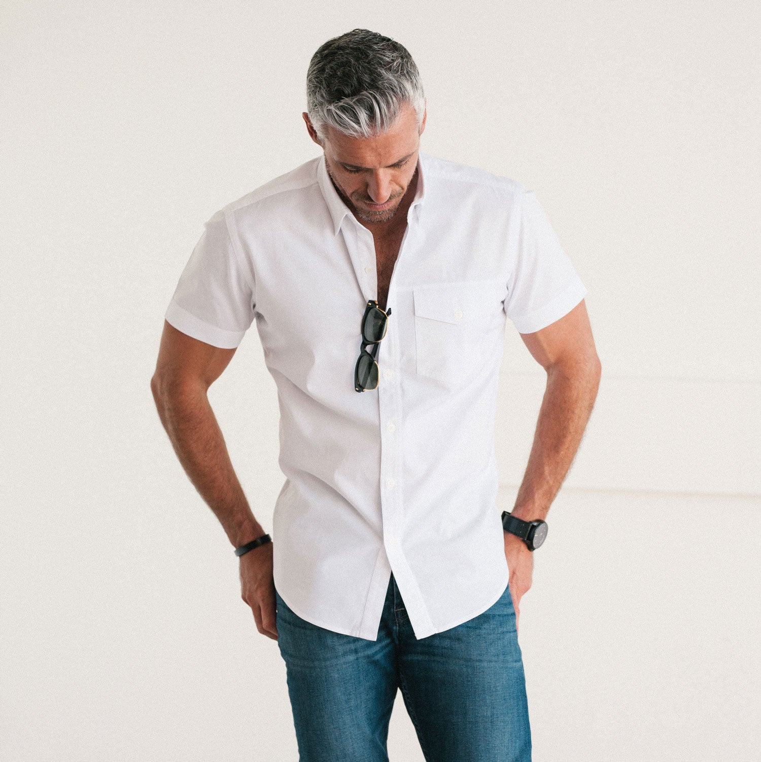 Men's Short Sleeve Casual Shirt
