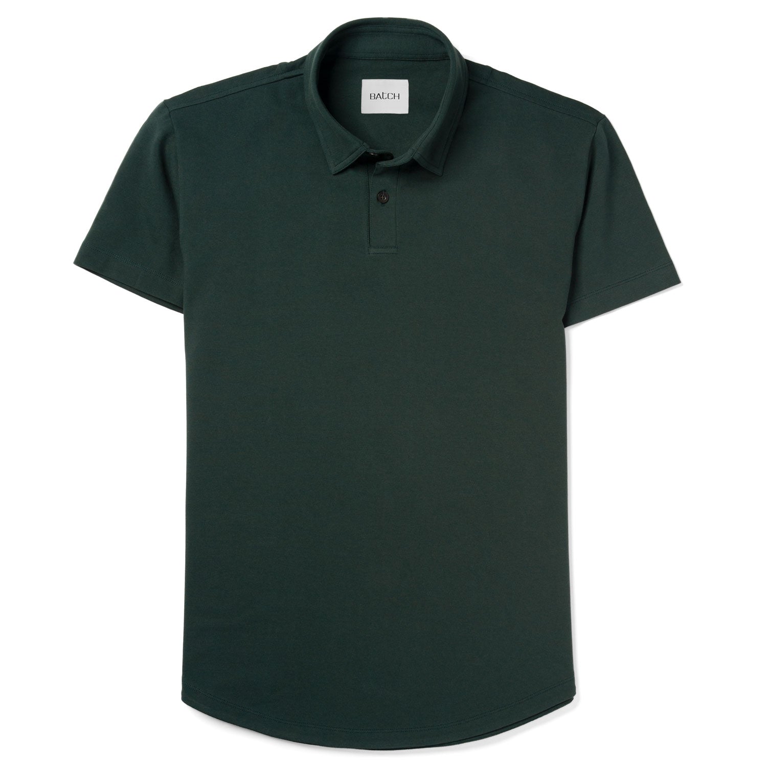 Essential Short Sleeve HBC Polo –  Forest Green Cotton Pique